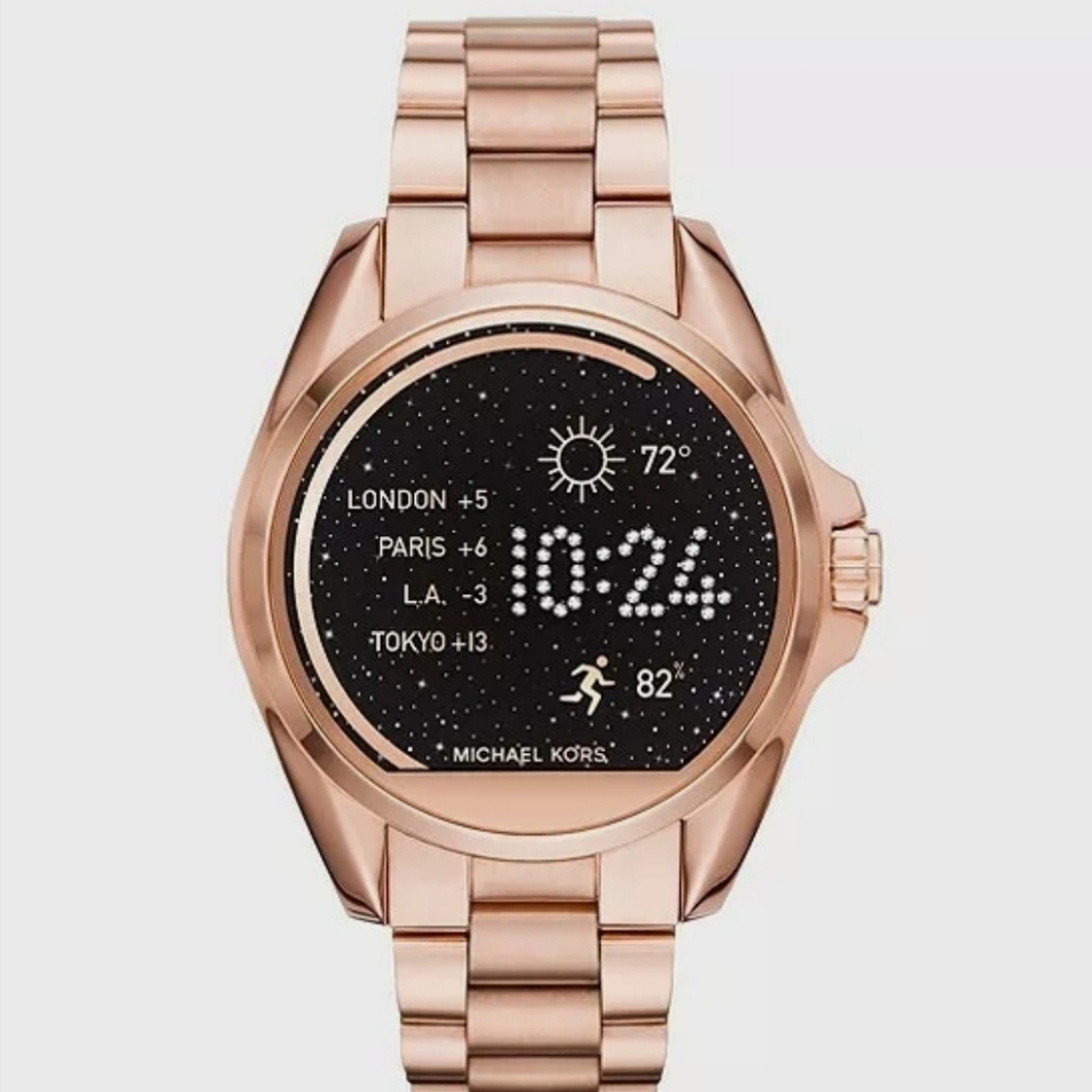 Michael Kors Rose Gold Bradshaw Watch